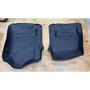 Weather Tech Front Mats Black 01142 and 01039 fits many GM/chevy Trucks